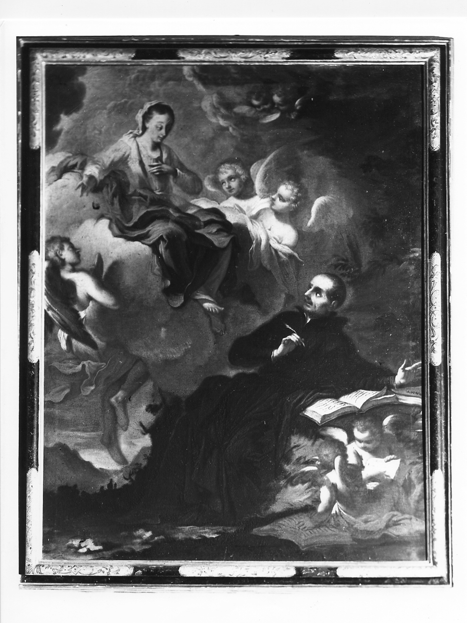 San Virgilio Cepari in atto di scrivere (dipinto, opera isolata) - ambito lombardo (secondo quarto sec. XVIII)