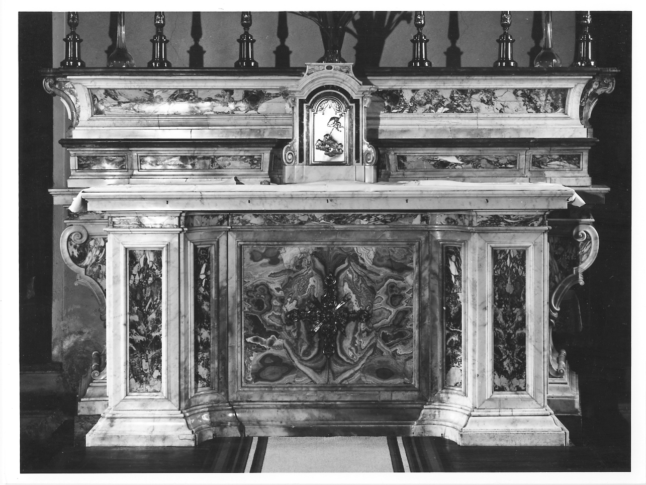 altare, opera isolata - ambito mantovano (seconda metà sec. XVIII)