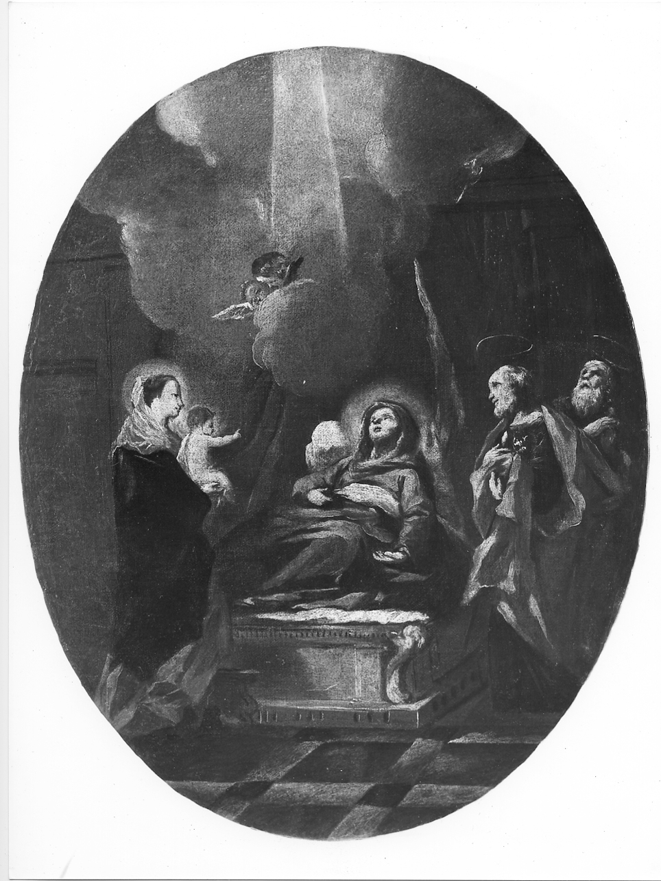 morte di Sant'Anna (dipinto, opera isolata) - ambito veneto (metà sec. XVIII)