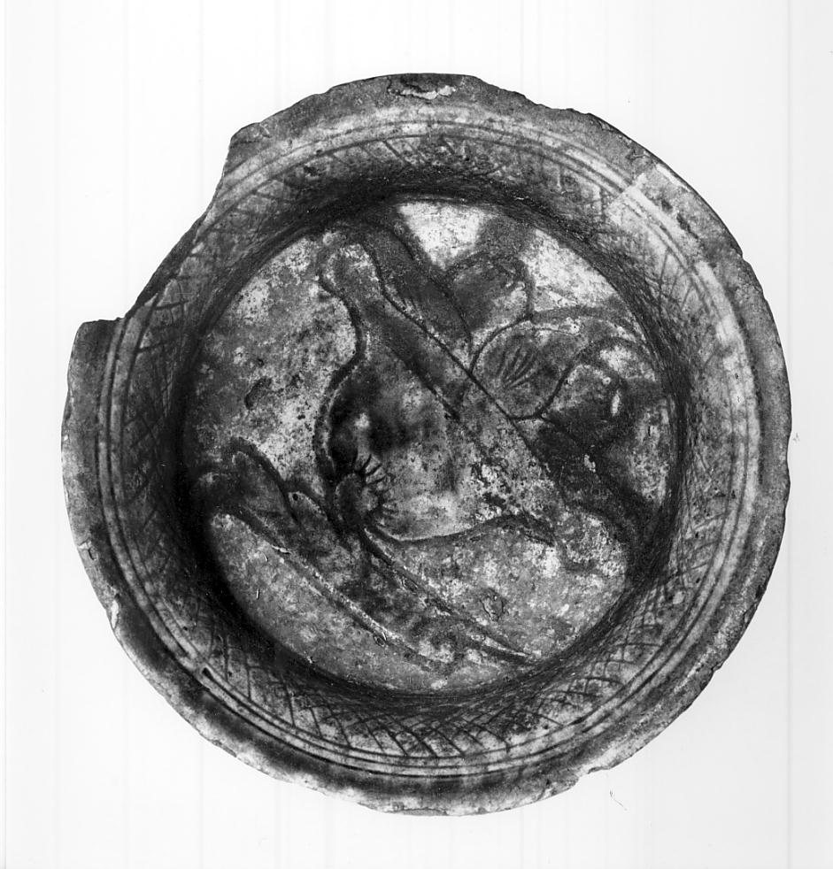 ciotola, opera isolata - manifattura lombarda (inizio sec. XVII)