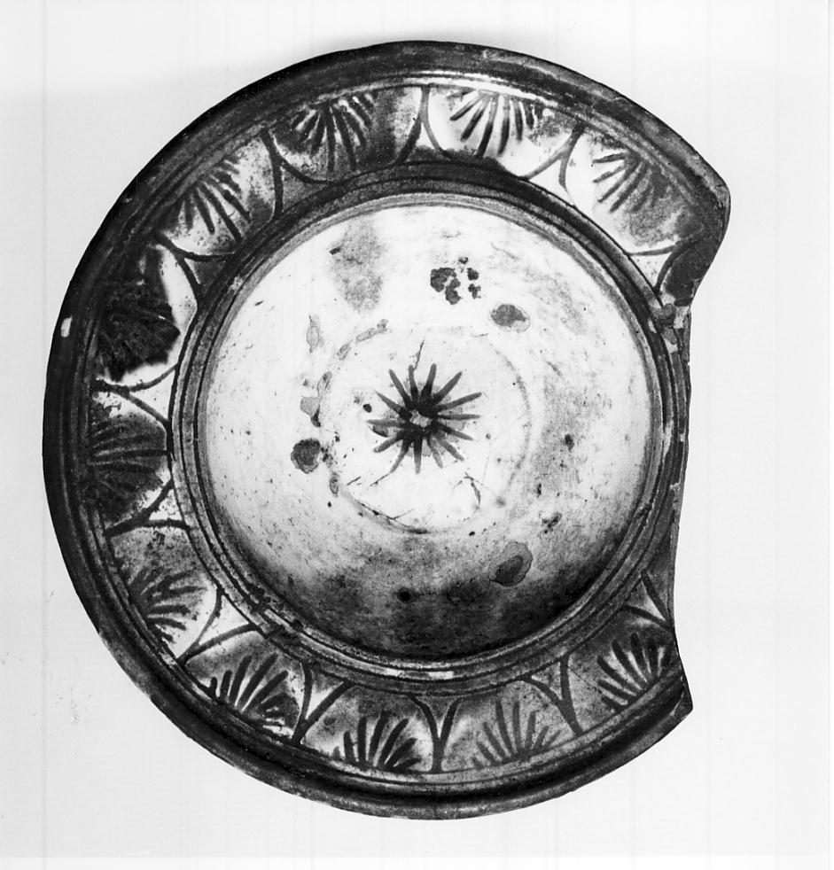 piatto, opera isolata - manifattura cremonese (sec. XVI)