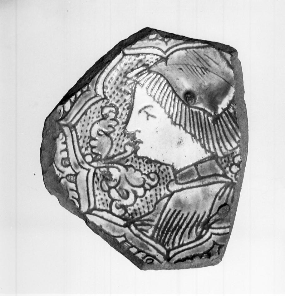 formella, frammento - manifattura padana (fine/inizio secc. XV/ XVI)