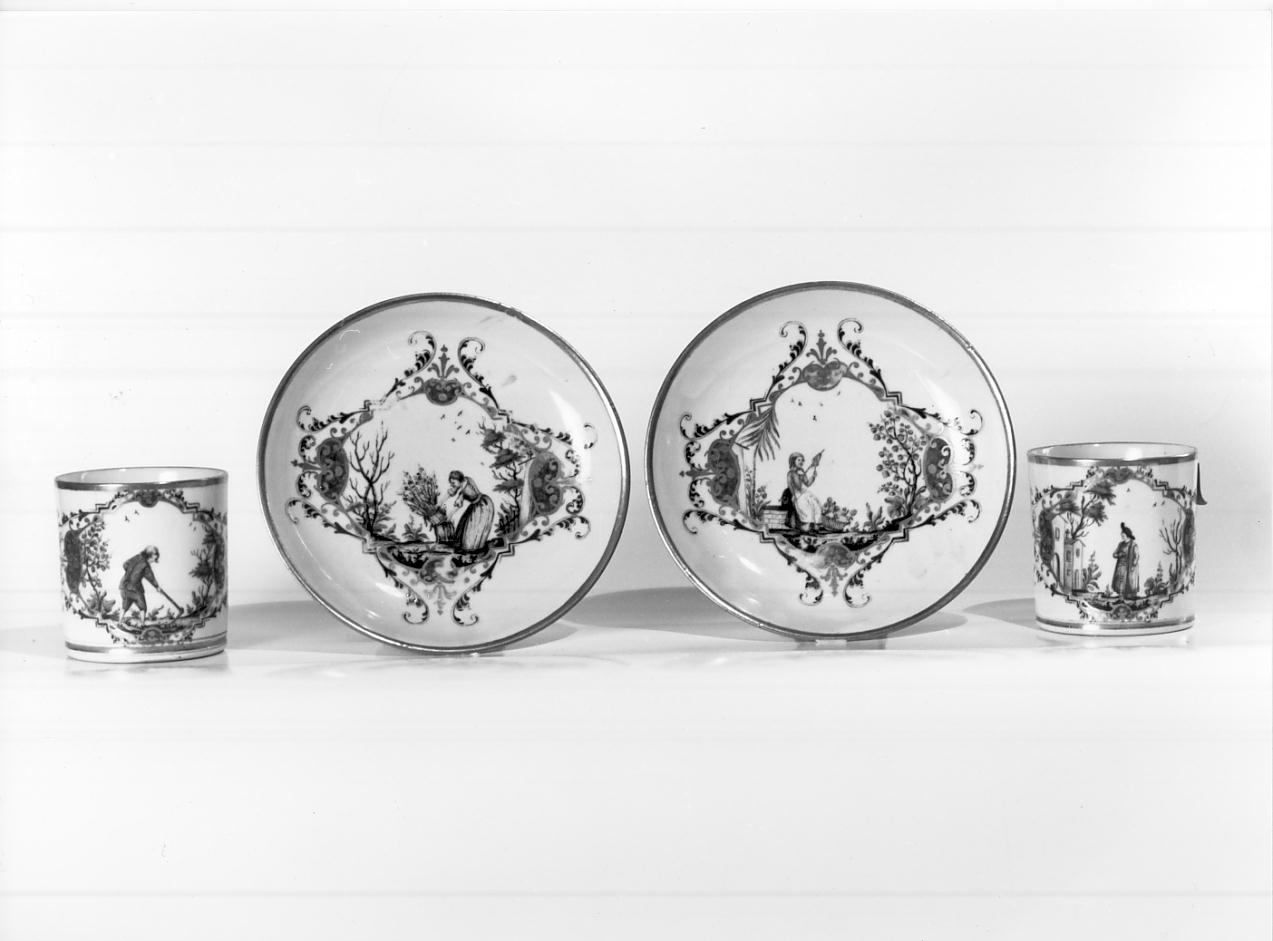 servizio da caffè, insieme - manifattura di Doccia, manifattura fiorentina (fine sec. XVIII)