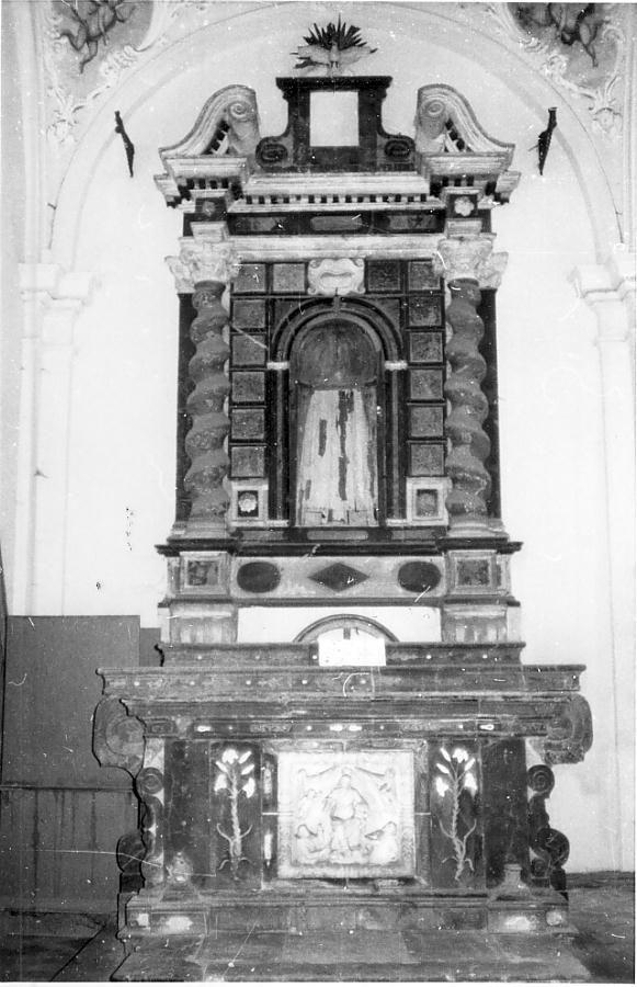 mensa d'altare, elemento d'insieme - ambito Italia settentrionale (prima metà sec. XVII)