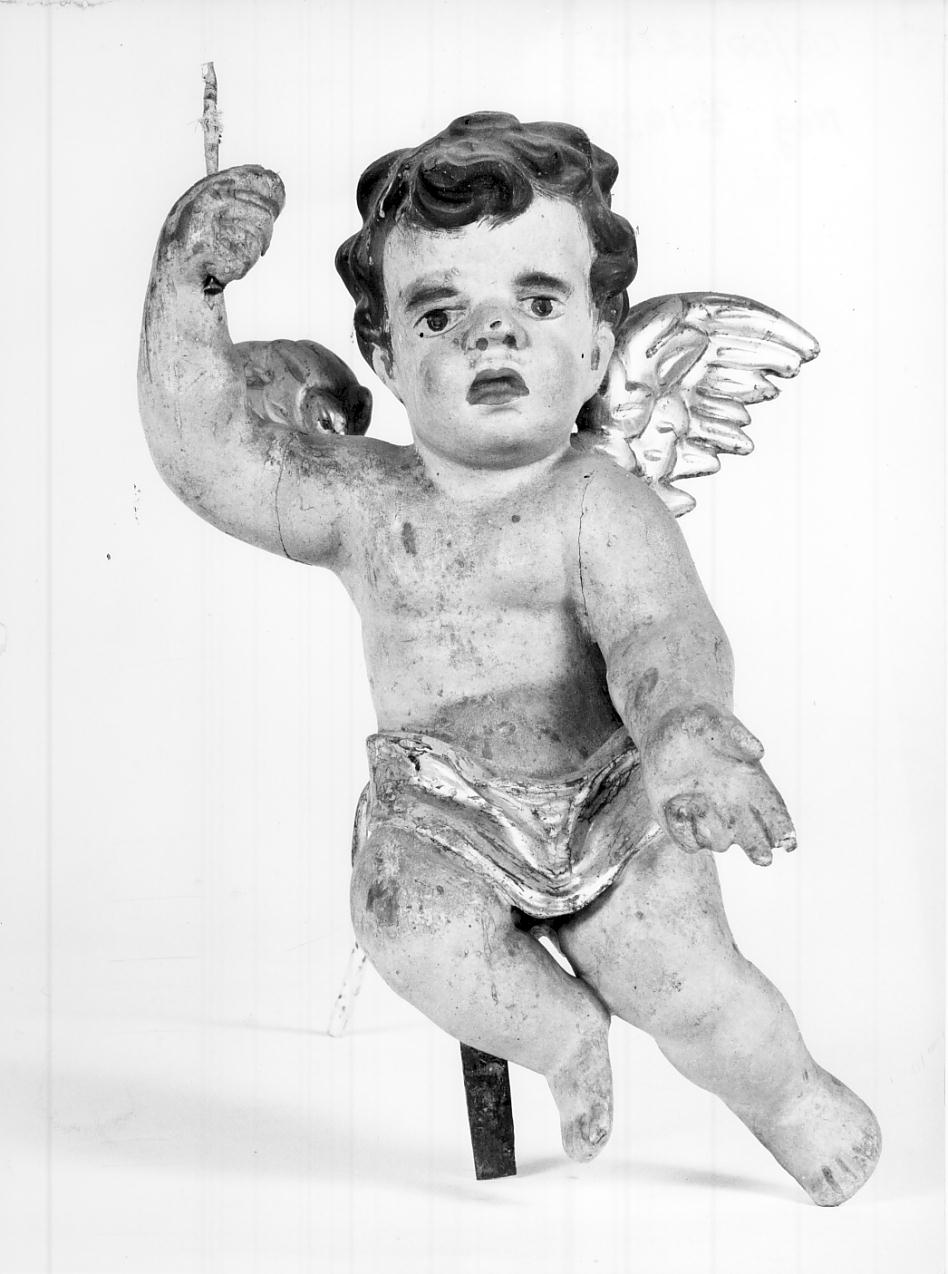 statuetta portacandelabro, opera isolata - ambito italiano (metà sec. XVII)