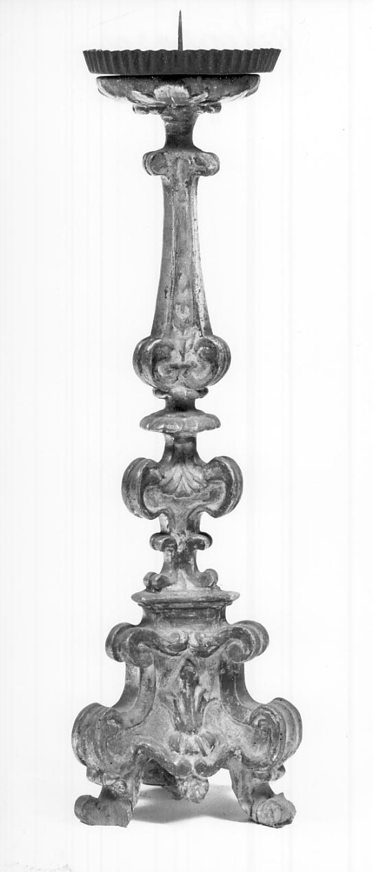 candelabro, opera isolata - ambito italiano (prima metà sec. XVIII)