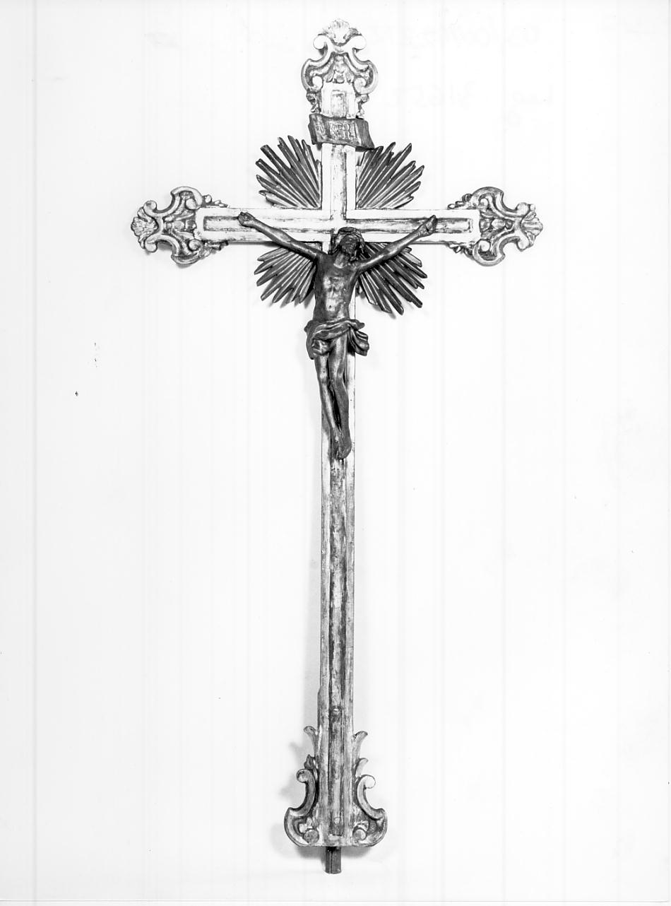 croce d'altare, opera isolata - ambito italiano (seconda metà sec. XVIII)
