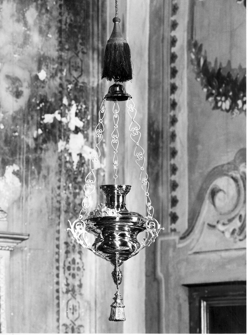 lampada pensile, serie - ambito italiano (prima metà sec. XIX)