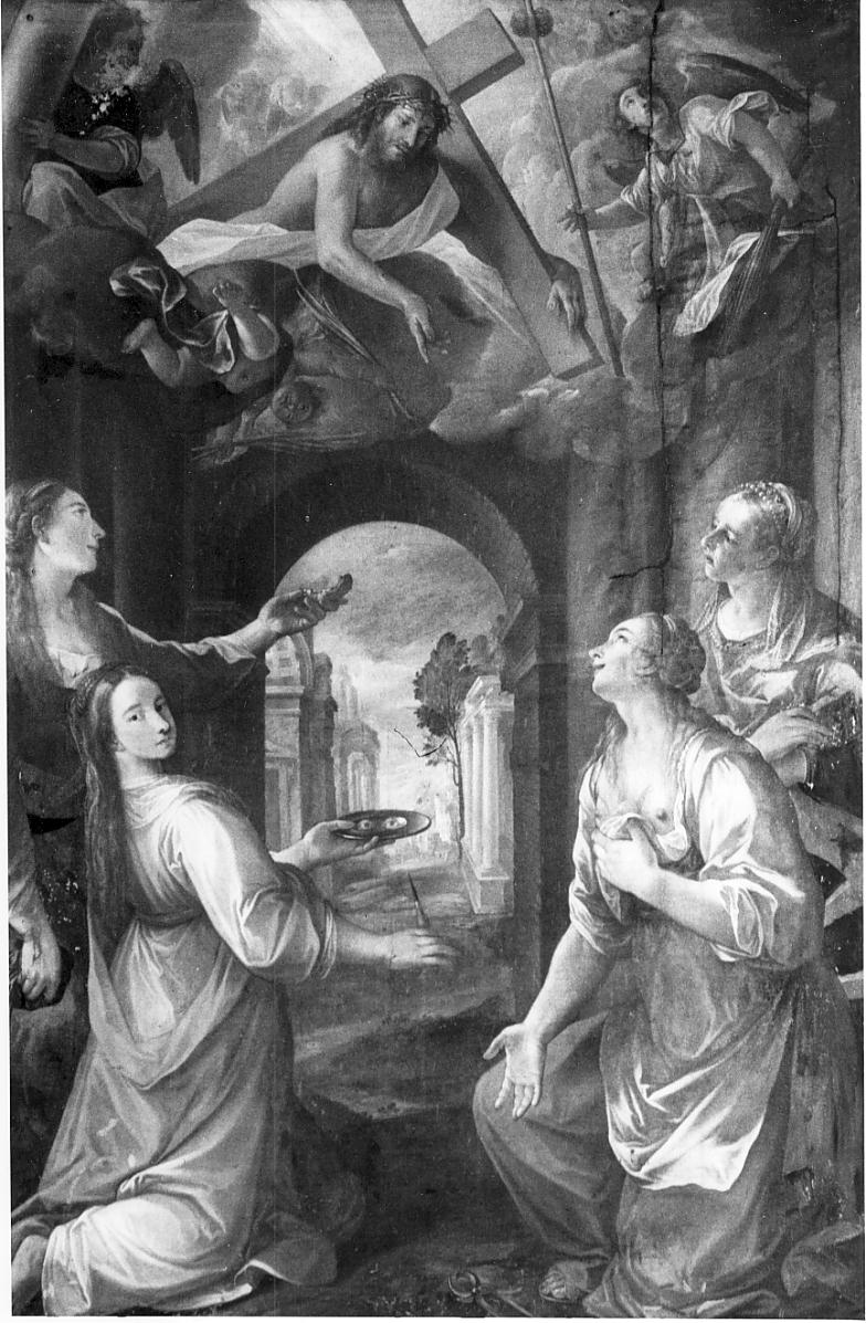 quattro sante vergini (dipinto, elemento d'insieme) di Borgani Francesco (attribuito) (prima metà sec. XVII)