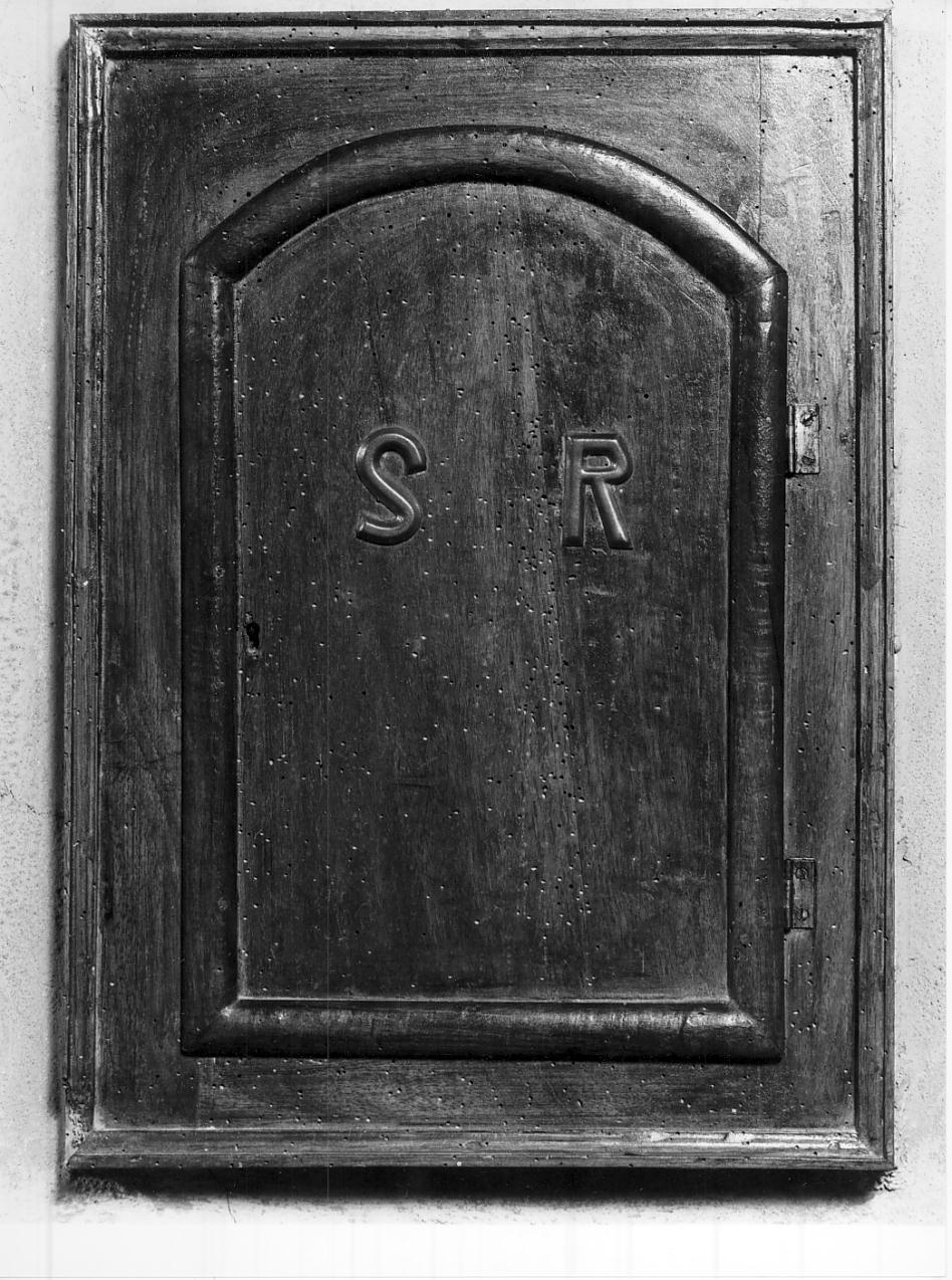 tabernacolo murale, opera isolata - ambito italiano (fine sec. XVIII)