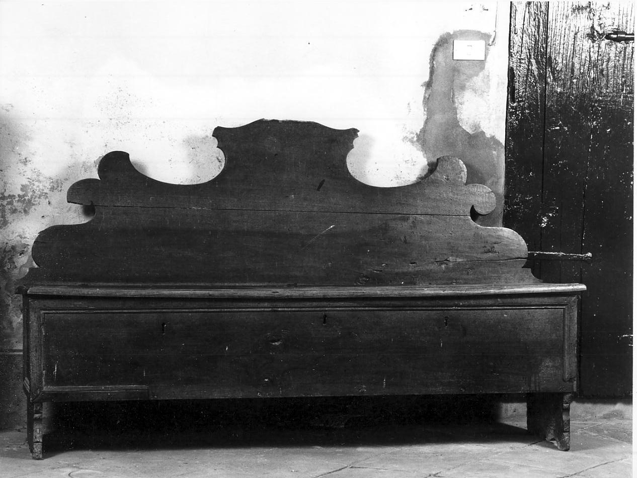 cassapanca, coppia - ambito italiano (metà sec. XVII)