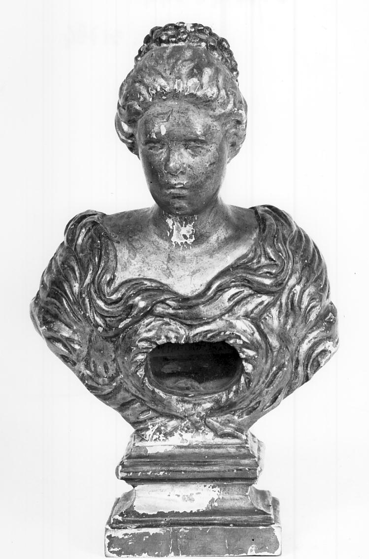 reliquiario - a busto, opera isolata - ambito italiano (metà sec. XVIII)