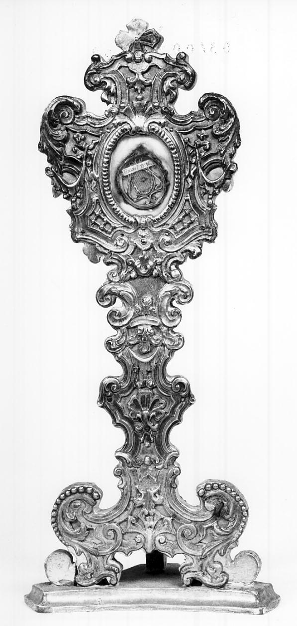 reliquiario - a ostensorio, opera isolata - ambito italiano (metà sec. XVII)