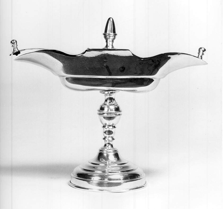 navicella portaincenso, opera isolata - ambito italiano (primo quarto sec. XX)