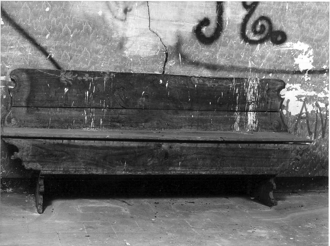 cassapanca, opera isolata - ambito italiano (metà sec. XVII)