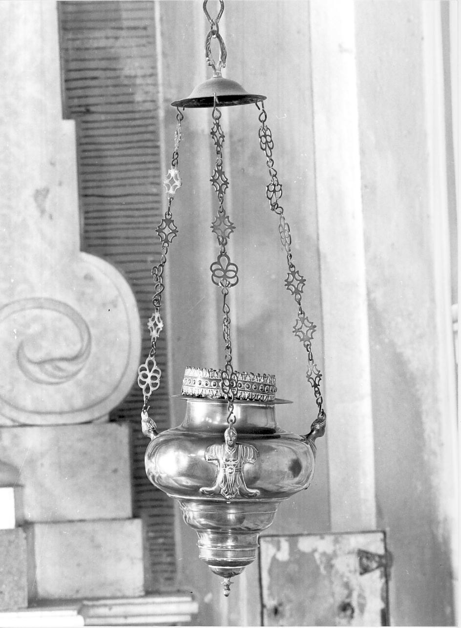 lampada pensile, opera isolata - ambito mantovano (inizio sec. XVIII)