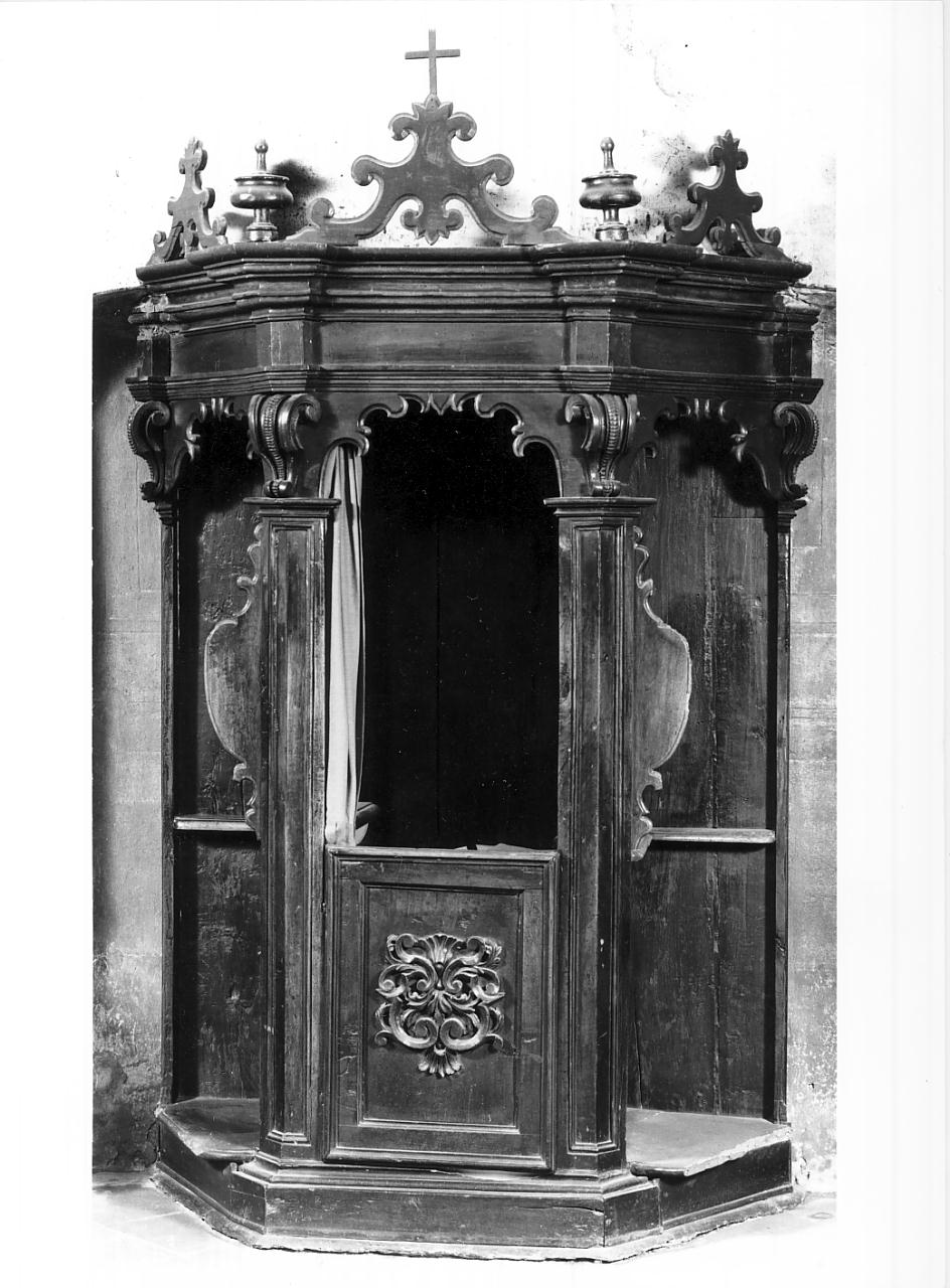 confessionale, serie di Lodi Antonio Maria (attribuito) (sec. XVIII)