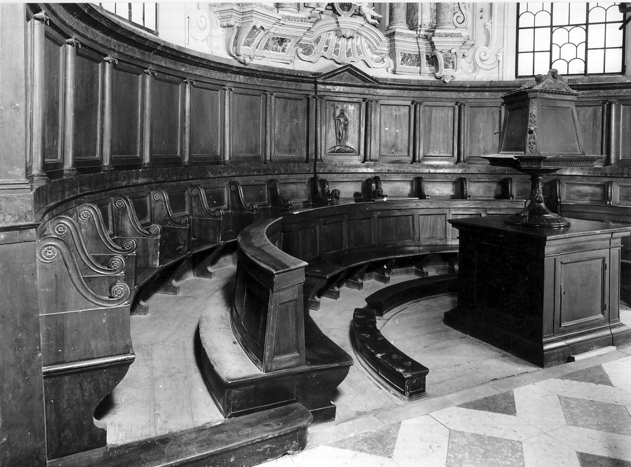 stalli del coro, insieme - ambito mantovano (sec. XIX)