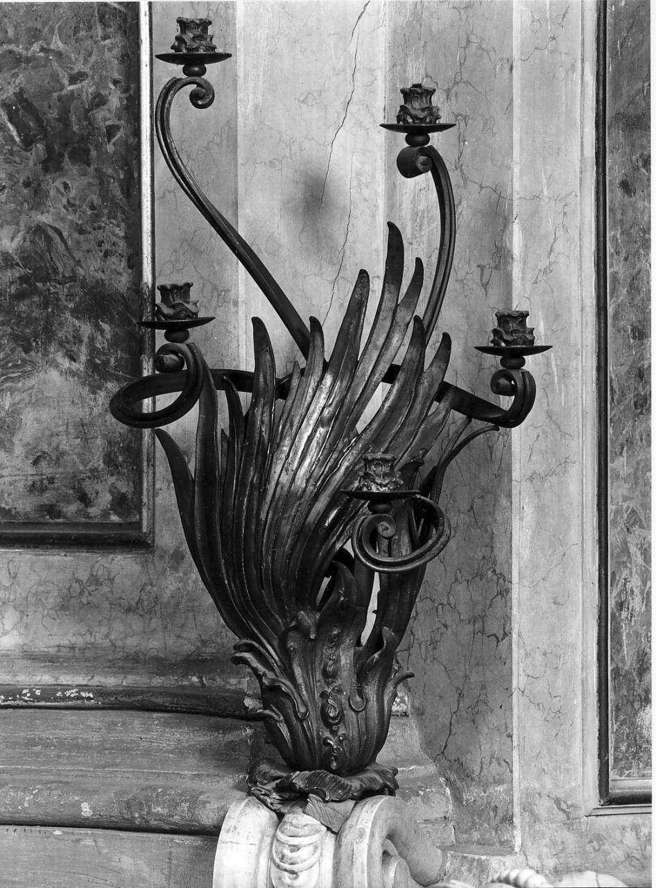 candelabro, coppia di Pogliaghi Lodovico (attribuito) (sec. XX)