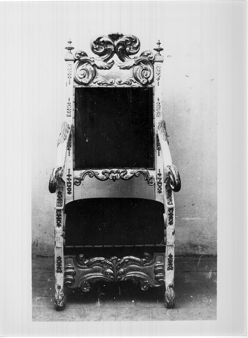 poltrona, serie - ambito italiano (sec. XVIII)