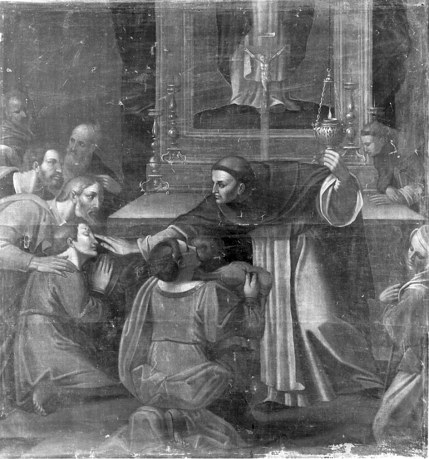 Un miracolo di un Santo domenicano (dipinto, opera isolata) di Savi Domenico (attribuito) (metà sec. XVII)