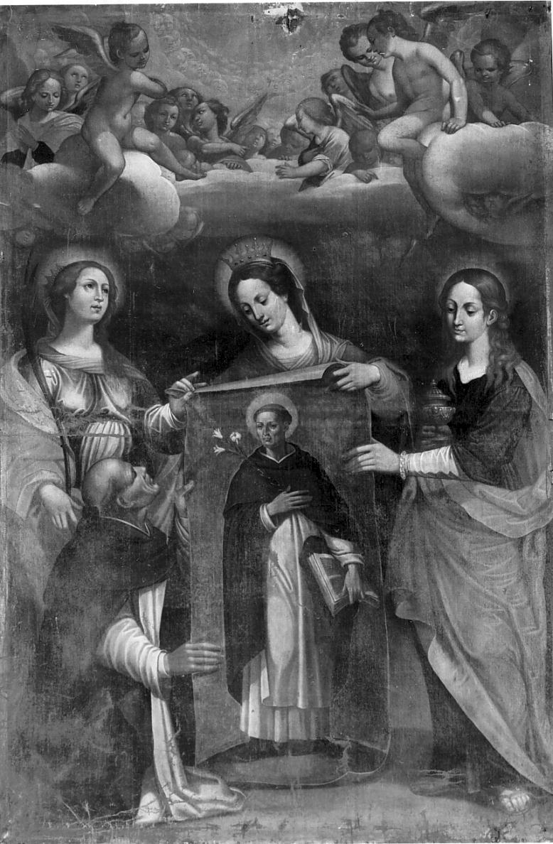 scena di miracolo (San Domenico?) (dipinto, opera isolata) di Savi Domenico (attribuito) (metà sec. XVII)