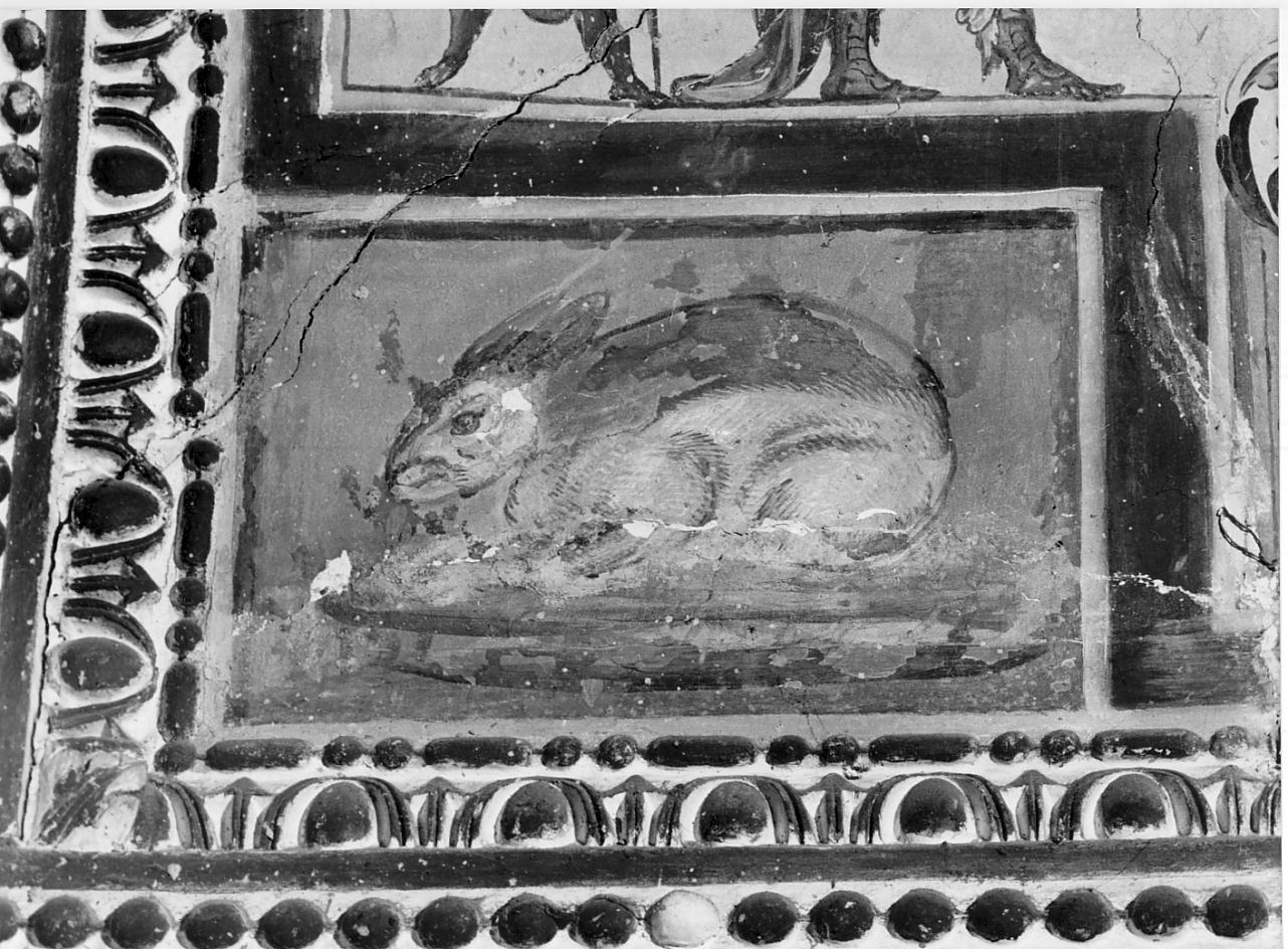 Marte e simboli vari (dipinto, elemento d'insieme) di Fornaretto Mantovano (attribuito) (seconda metà sec. XVI)