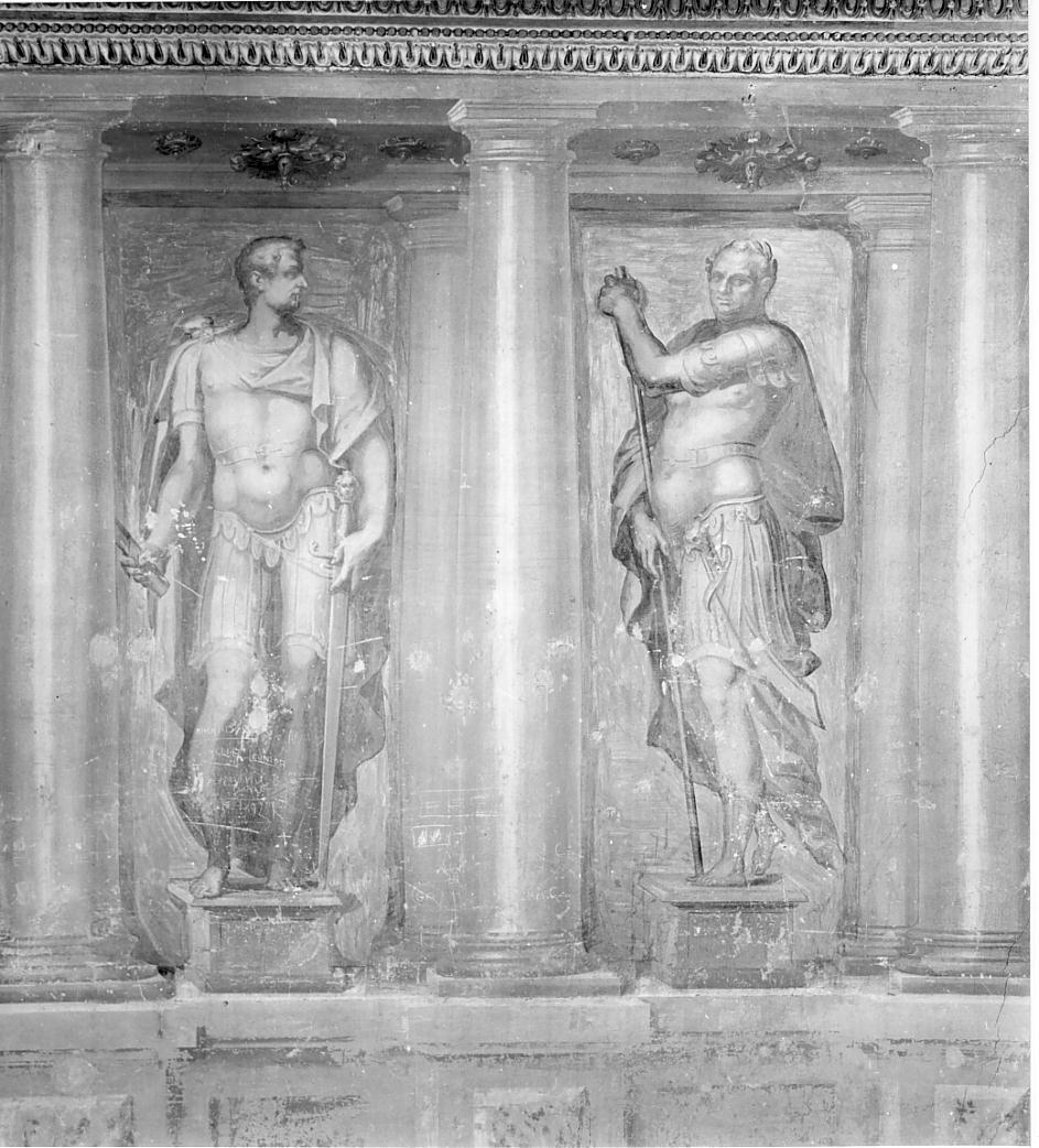 Ottone; Vitellio (dipinto, elemento d'insieme) di Pesenti Pietro Martire detto Sabbioneta (attribuito) (sec. XVI)