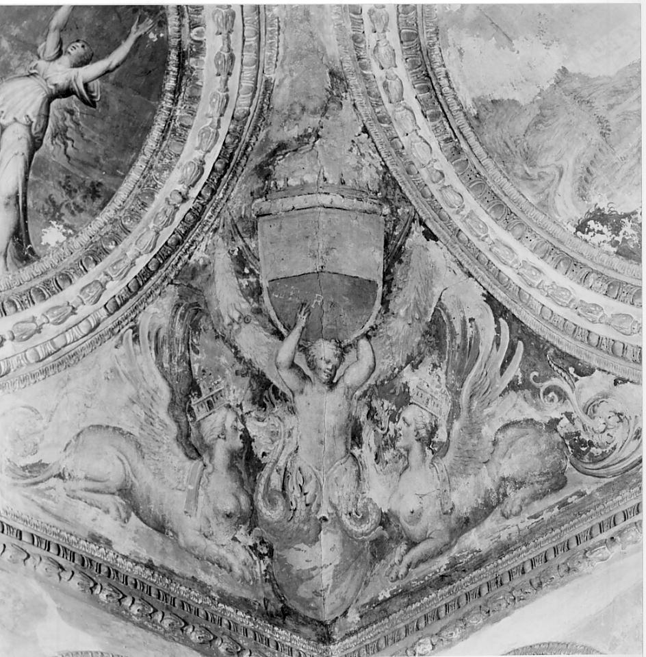 emblemi araldici (dipinto, coppia) di Campi Bernardino (e aiuti) (sec. XVI)