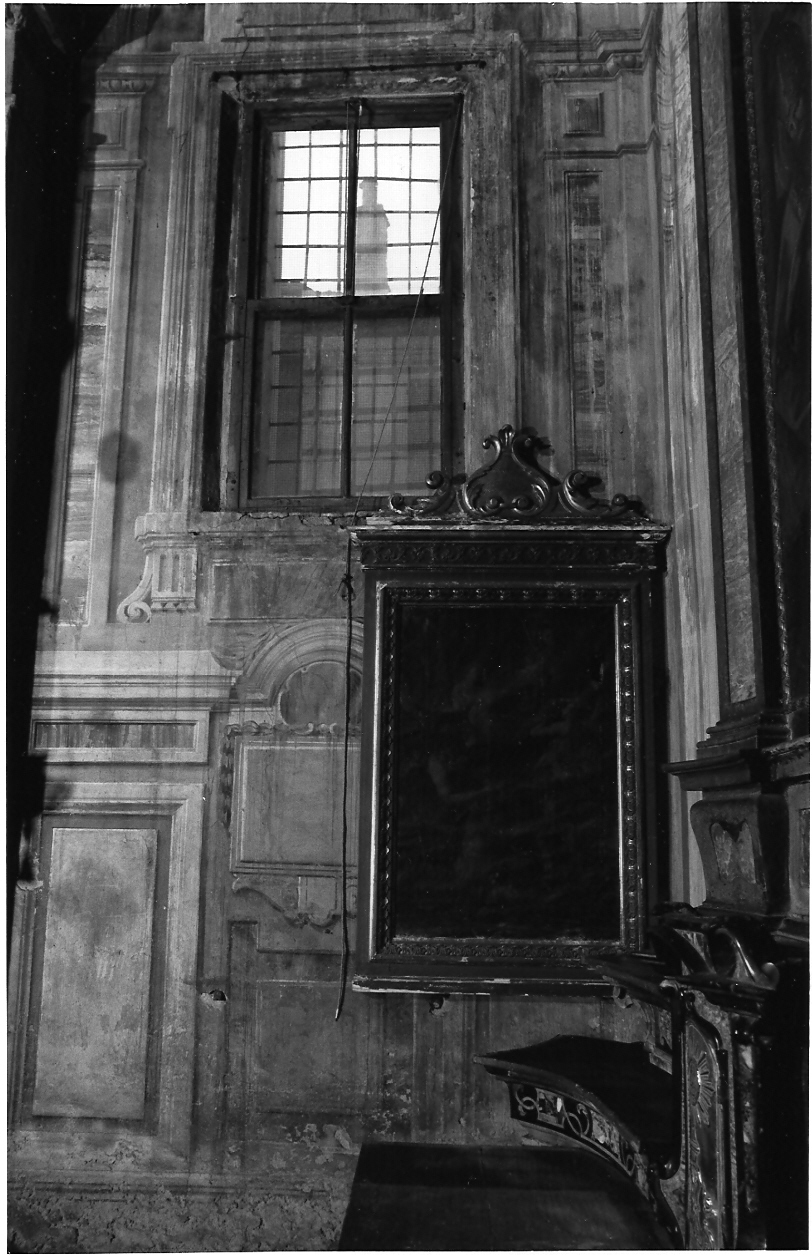 finta architettura (decorazione pittorica, elemento d'insieme) - ambito cremonese (prima metà sec. XIX)