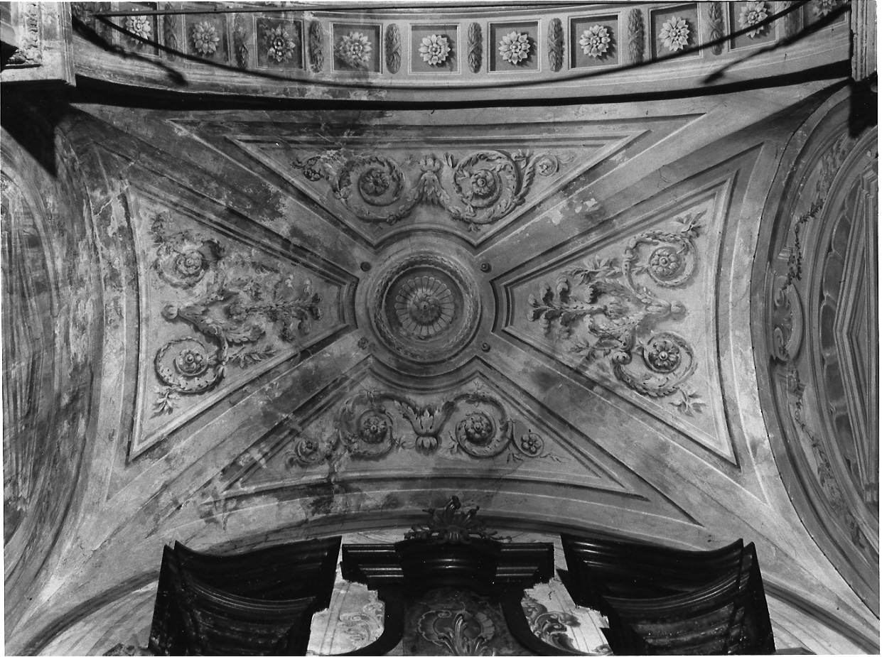 motivi decorativi geometrici e vegetali (decorazione pittorica, elemento d'insieme) - ambito cremonese (prima metà sec. XIX)