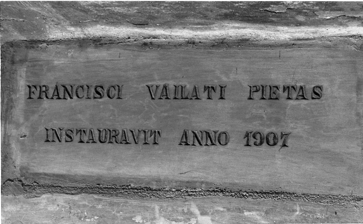 lapide, opera isolata - ambito mantovano (sec. XX)