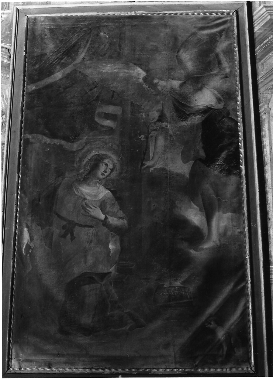 Annunciazione (dipinto, opera isolata) di Pombioli Tommaso detto Conciabracci (primo quarto sec. XVII)