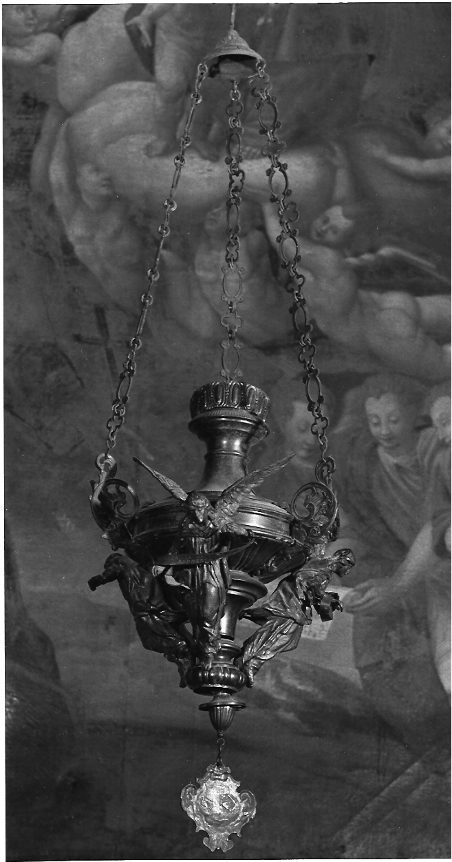 lampada pensile, opera isolata di Serio ditta (sec. XX)