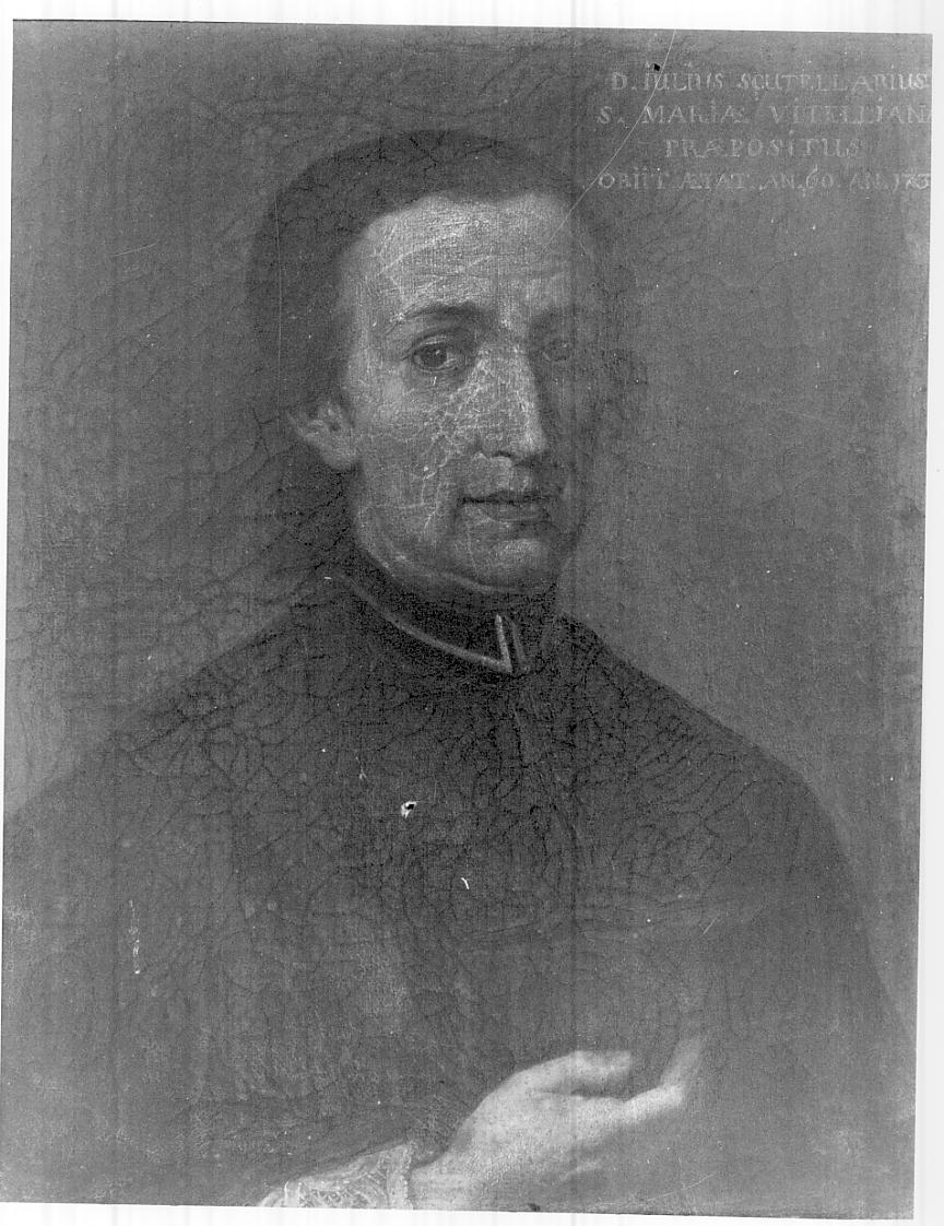 Ritratto di Don Giulio Scutellari (dipinto, opera isolata) - ambito italiano (prima metà sec. XVIII)