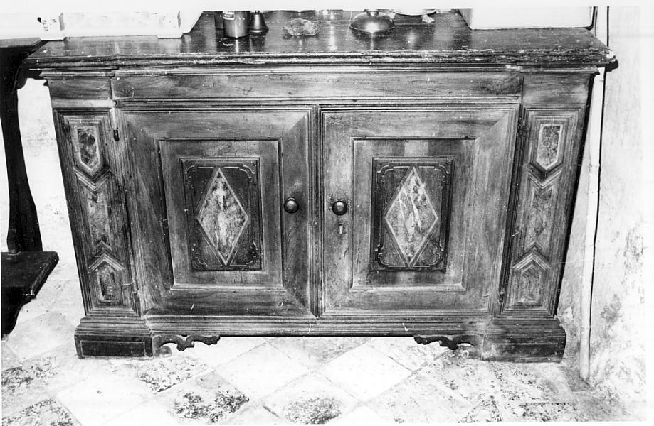 mobile da sacrestia, opera isolata - ambito Italia settentrionale (sec. XVIII)