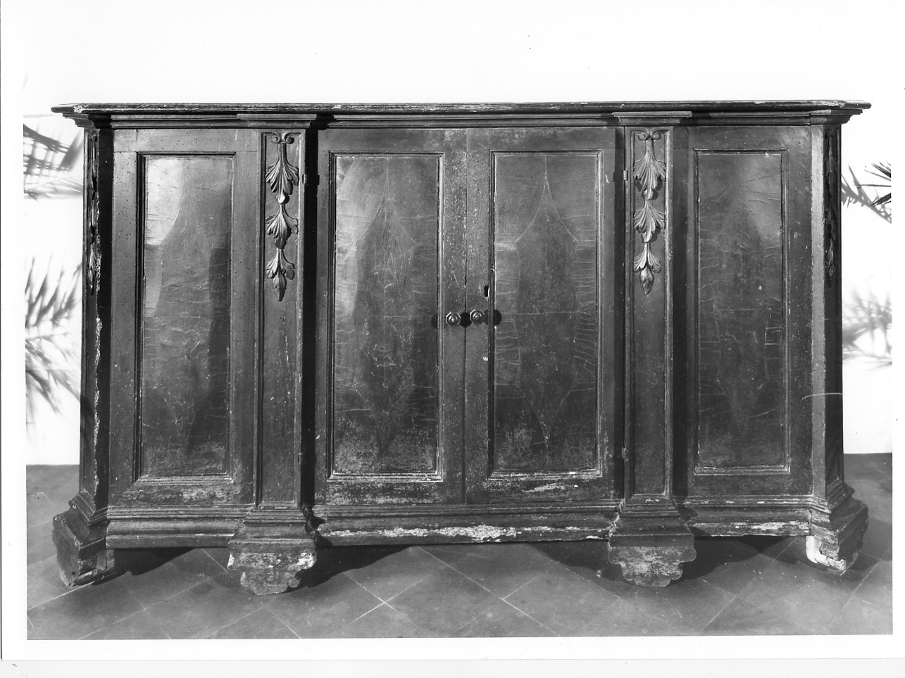 credenza, opera isolata - ambito mantovano (seconda metà sec. XVII)
