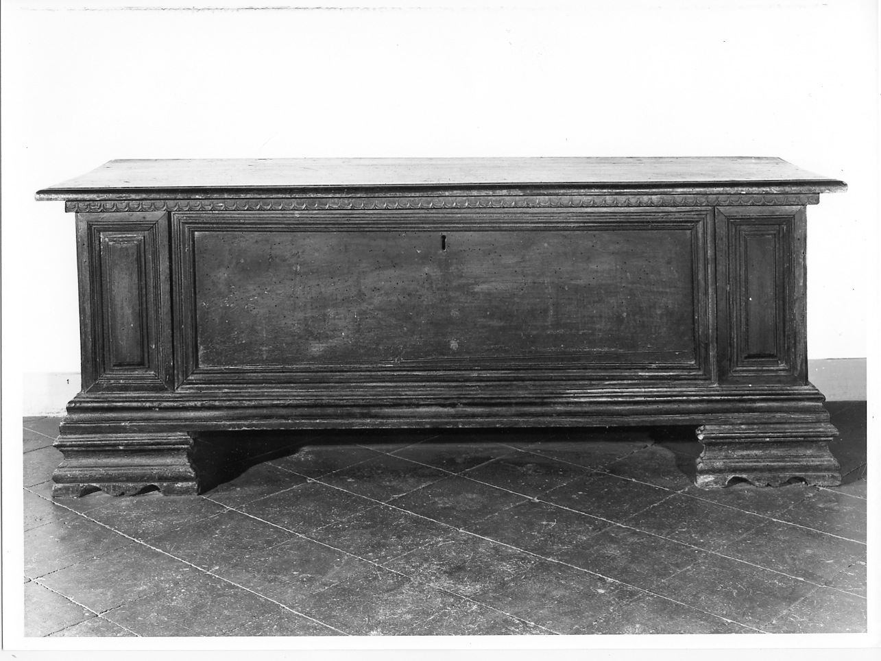 cassapanca, opera isolata - ambito mantovano (sec. XVII)