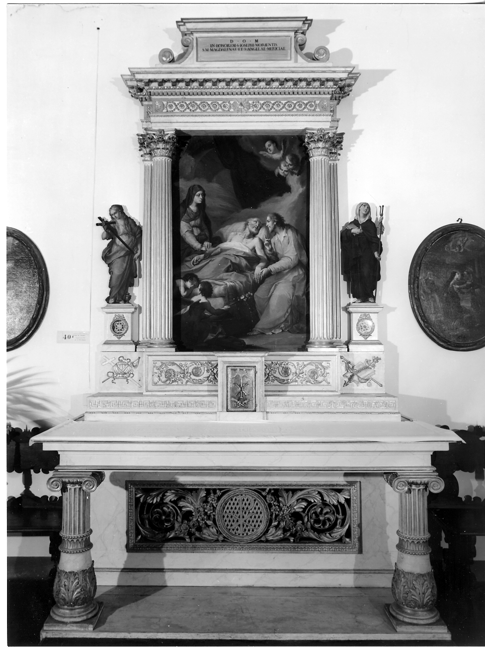 altare, opera isolata - ambito mantovano (seconda metà sec. XVIII)