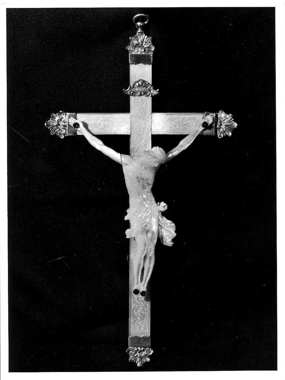 crocifisso, opera isolata di Pichler Luigi (sec. XIX)