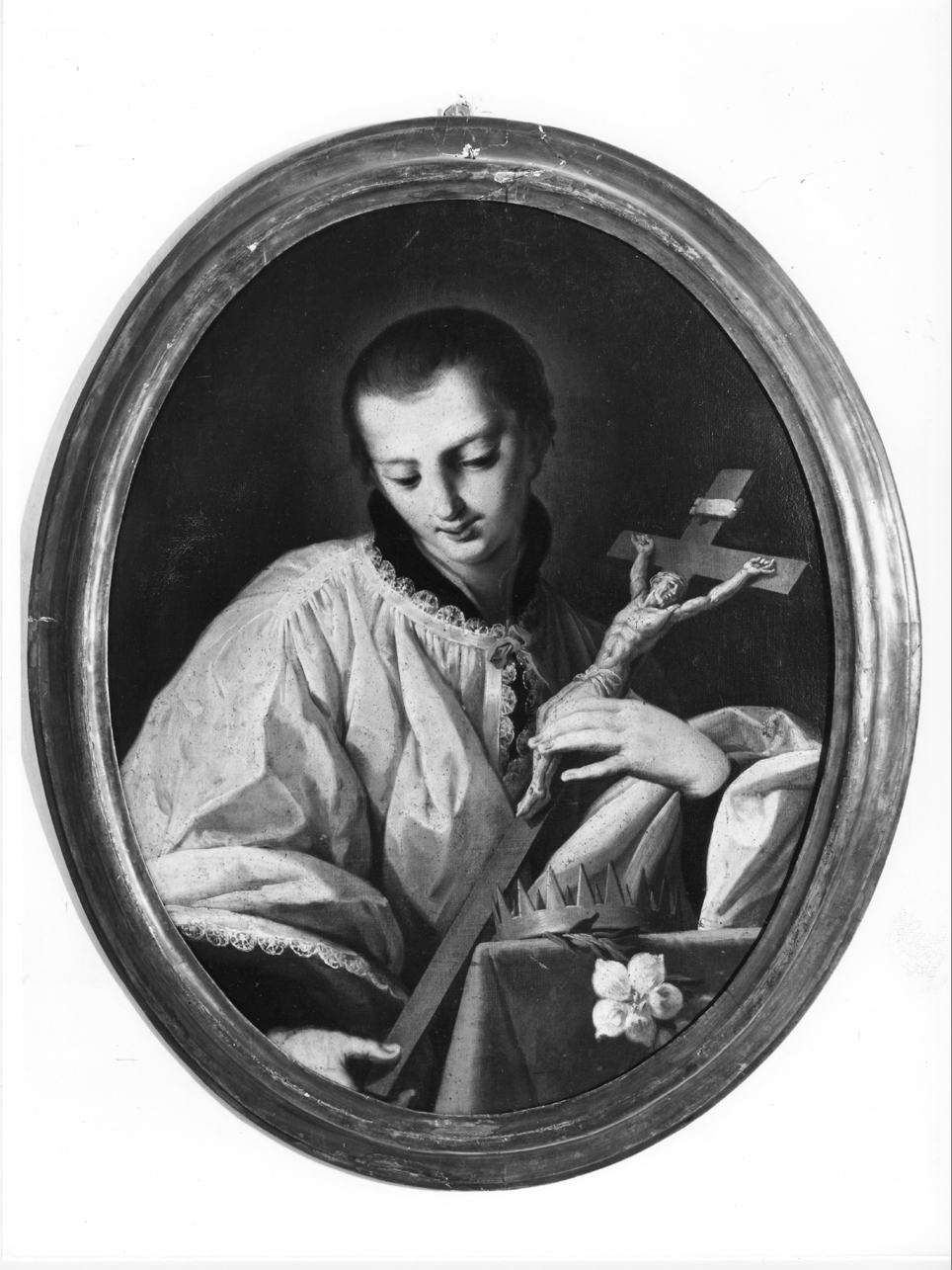 San Luigi Gonzaga (dipinto, opera isolata) di Cignaroli Giandomenico (metà sec. XVIII)