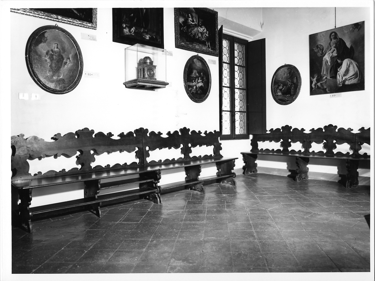 panca con inginocchiatoio, insieme - ambito mantovano (prima metà sec. XVIII)