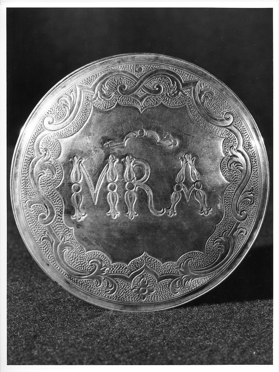 scatola per ostie, opera isolata - ambito mantovano (sec. XIX)