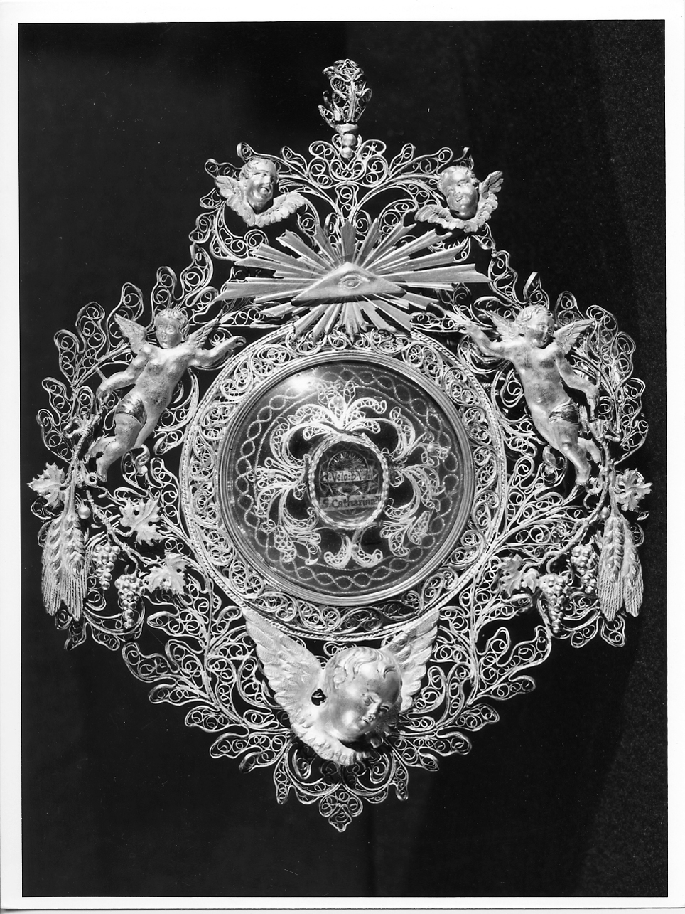 reliquiario a capsula, opera isolata - ambito veneziano (seconda metà sec. XVII)