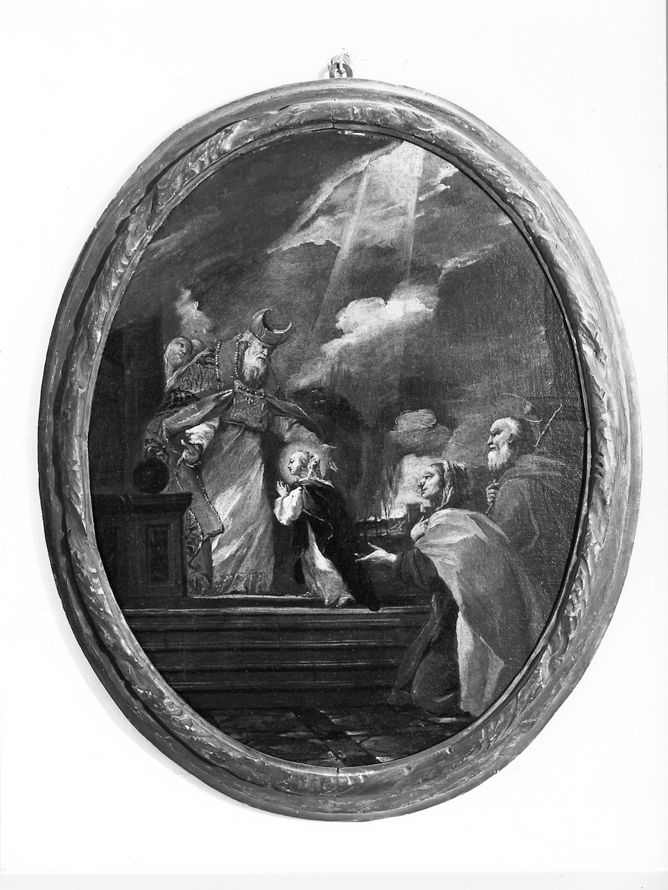 presentazione di Maria Vergine al tempio (dipinto, elemento d'insieme) - ambito veneziano (seconda metà sec. XVIII)