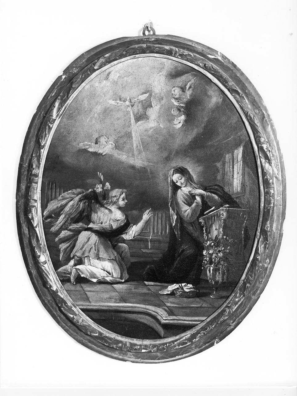 Annunciazione (dipinto, elemento d'insieme) - ambito veneziano (seconda metà sec. XVIII)