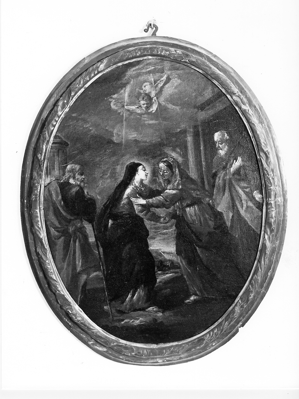 visitazione (dipinto, elemento d'insieme) - ambito veneziano (seconda metà sec. XVIII)