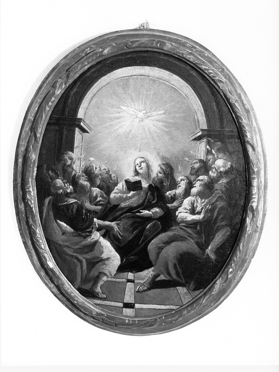 Pentecoste (dipinto, elemento d'insieme) - ambito veneziano (seconda metà sec. XVIII)