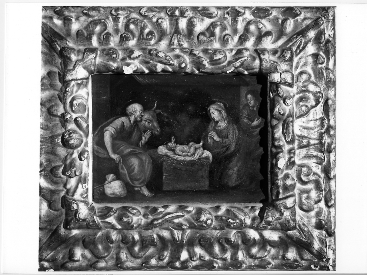 natività di Gesù (dipinto, opera isolata) - ambito mantovano (sec. XVII)