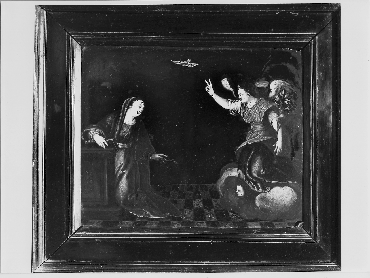 Annunciazione (dipinto, opera isolata) - ambito mantovano (sec. XVII)